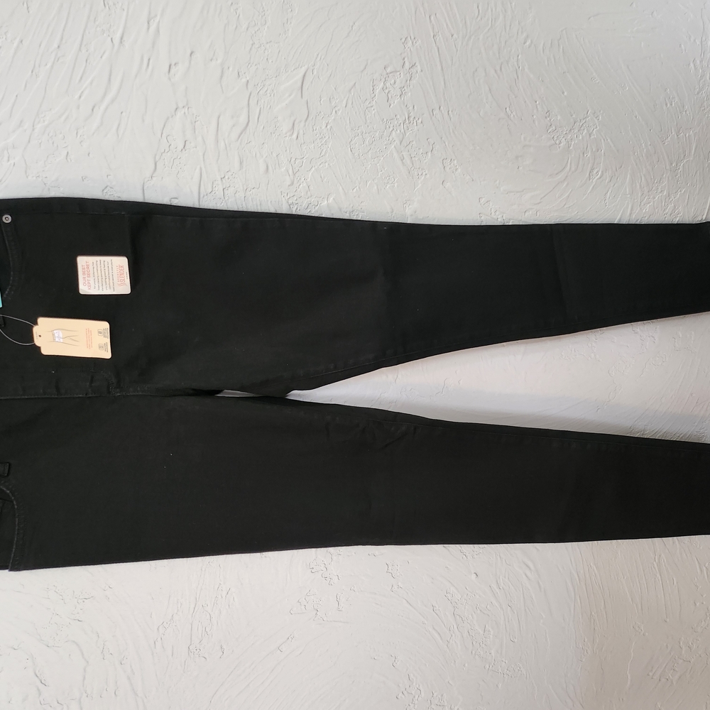 St. John's Bay Black Skinny Jeans Full-Length
